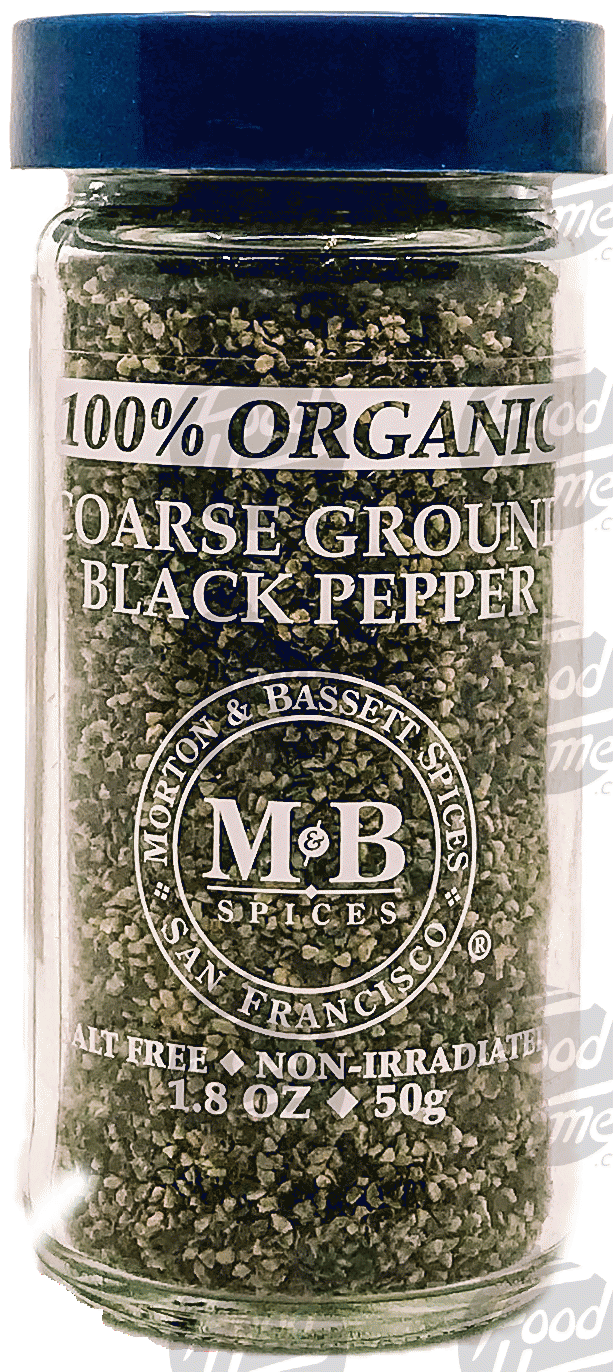 Morton & Bassett 100% organic coarse ground black pepper Full-Size Picture